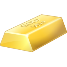 Gold Bar Icon